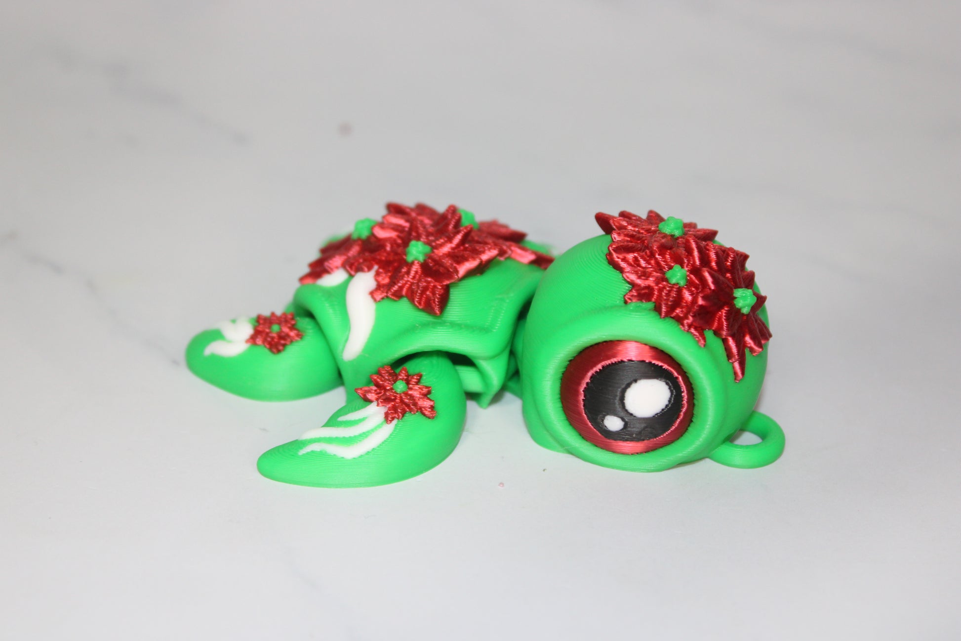 Christmas Turtles Articulated 3d Printed Figurine - Wonderland 3D Printing 