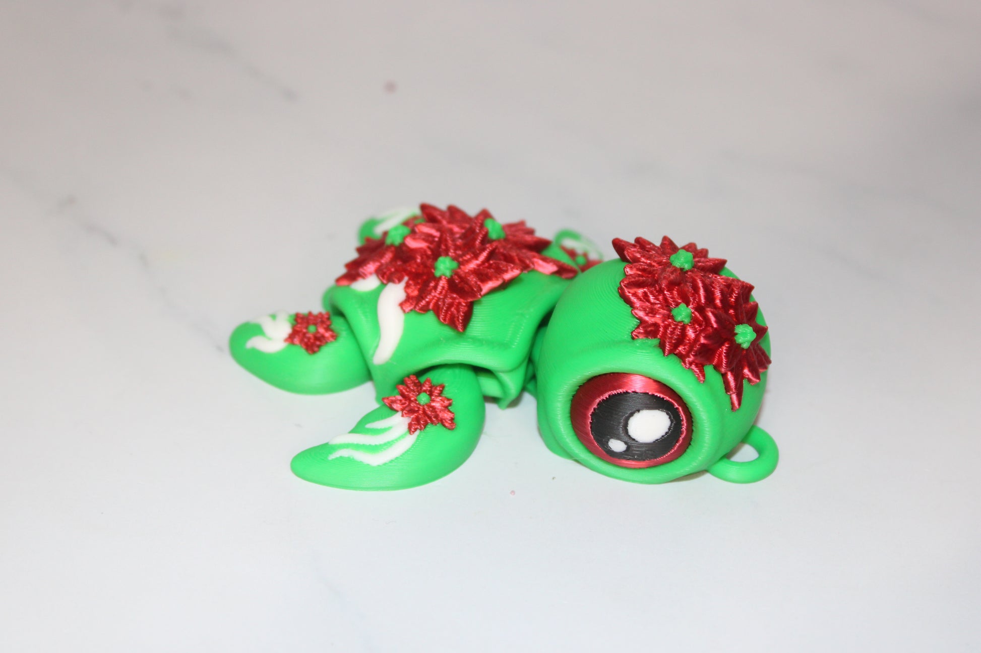 Christmas Turtles Articulated 3d Printed Figurine - Wonderland 3D Printing 