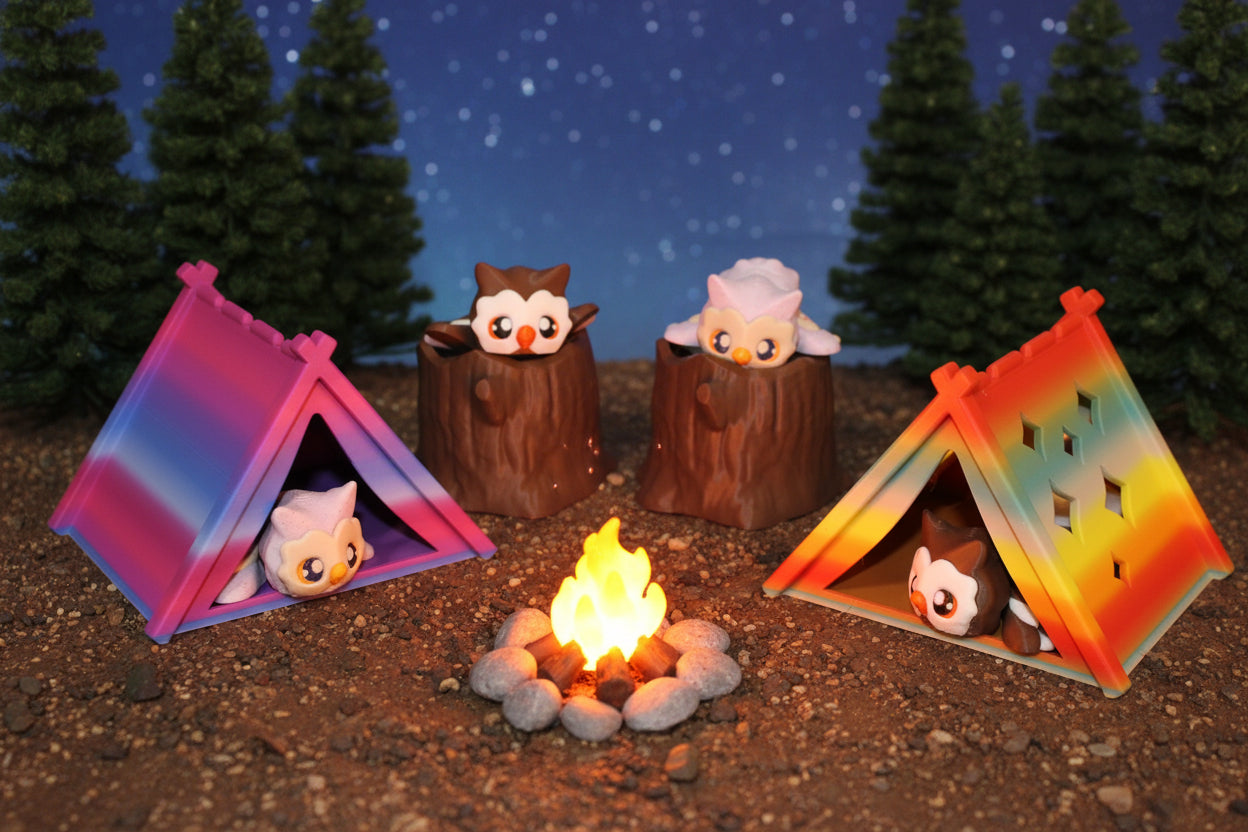 Owls in Tents - Wonderland 3D Printing 