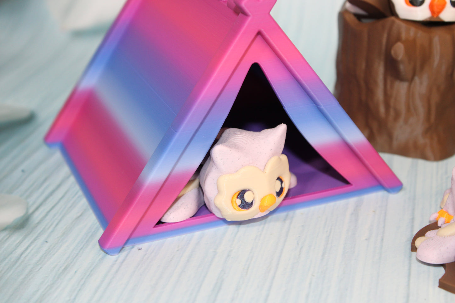 Owls in Tents - Wonderland 3D Printing 