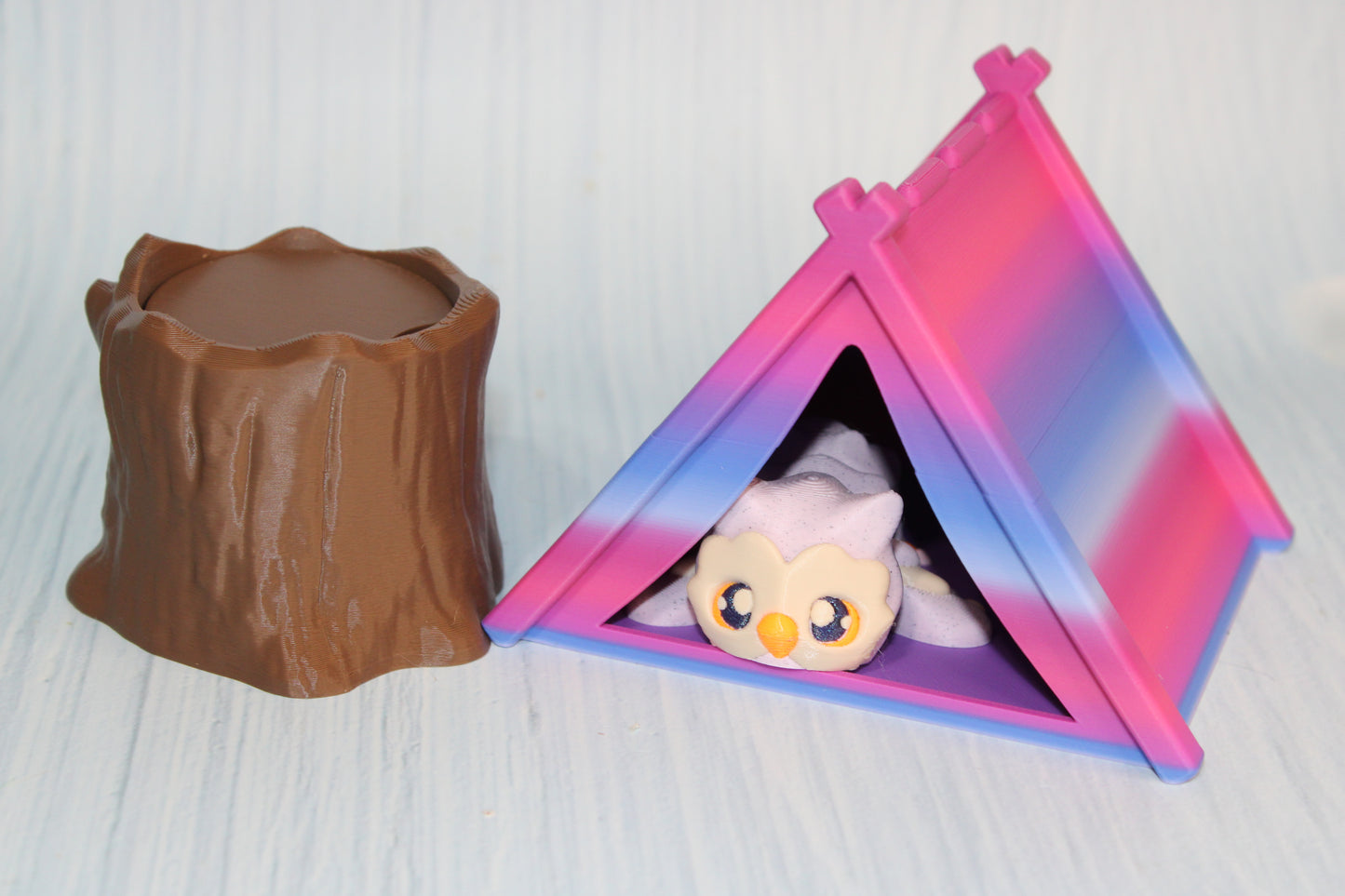 Owls in Tents - Wonderland 3D Printing 