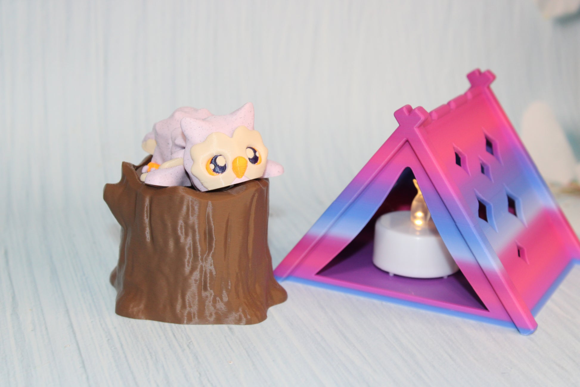 Owls in Tents - Wonderland 3D Printing 