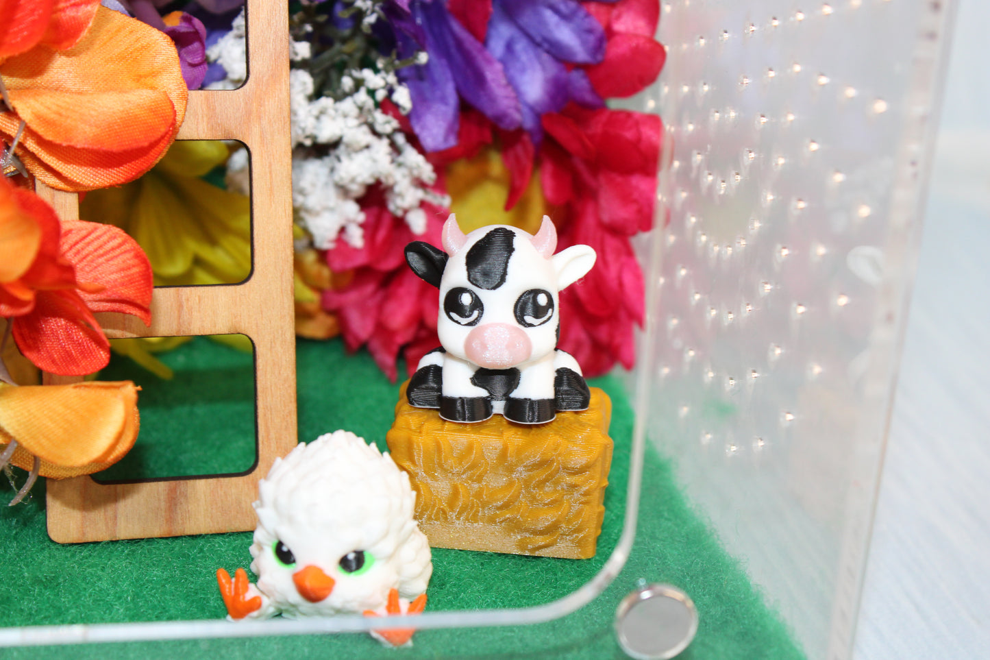Decorated Custom Barn 10x8x6"-Terrarium - Wonderland 3D Printing 