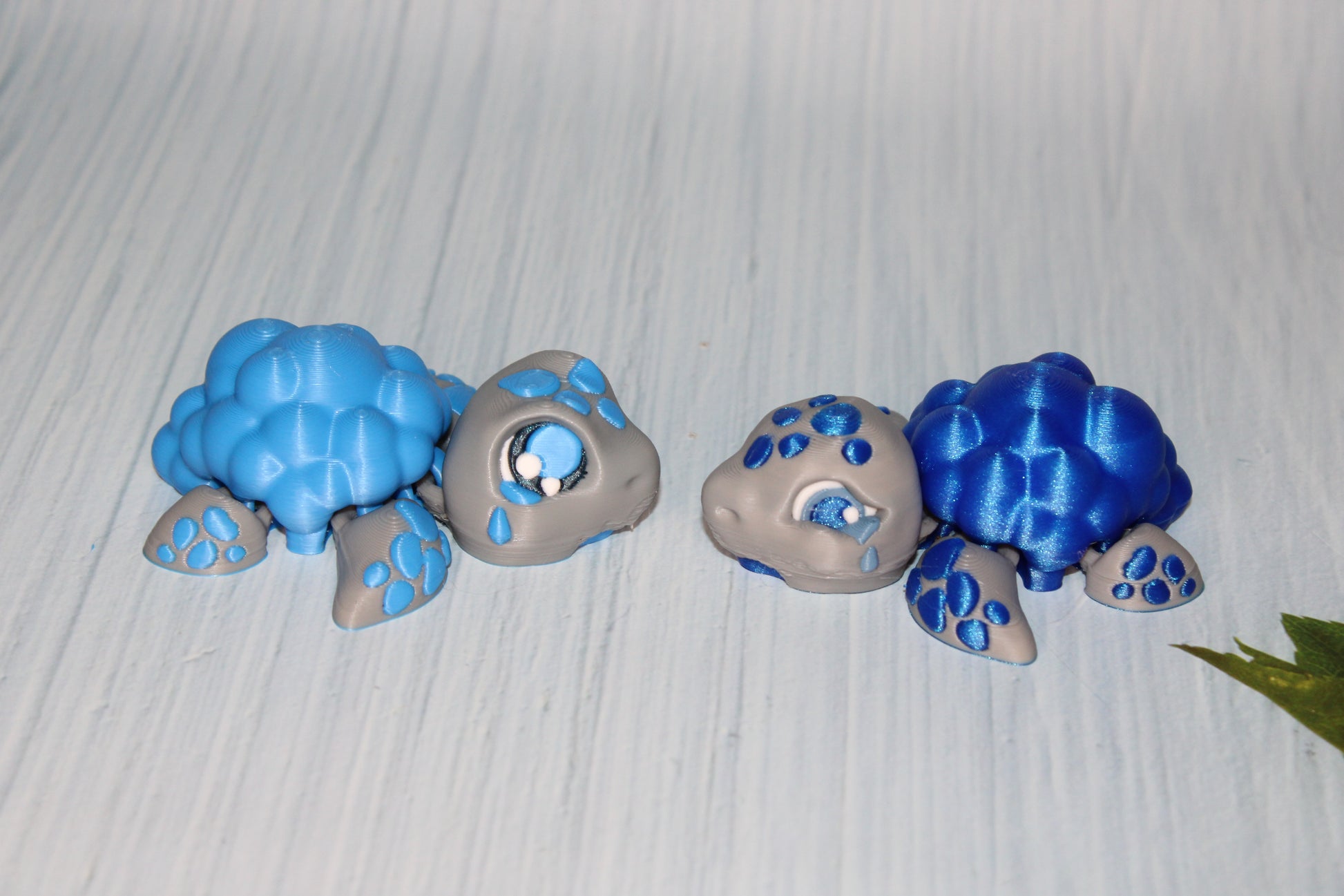 Emotional Turtles Articulated 3d Printed Figurine - Wonderland 3D Printing 