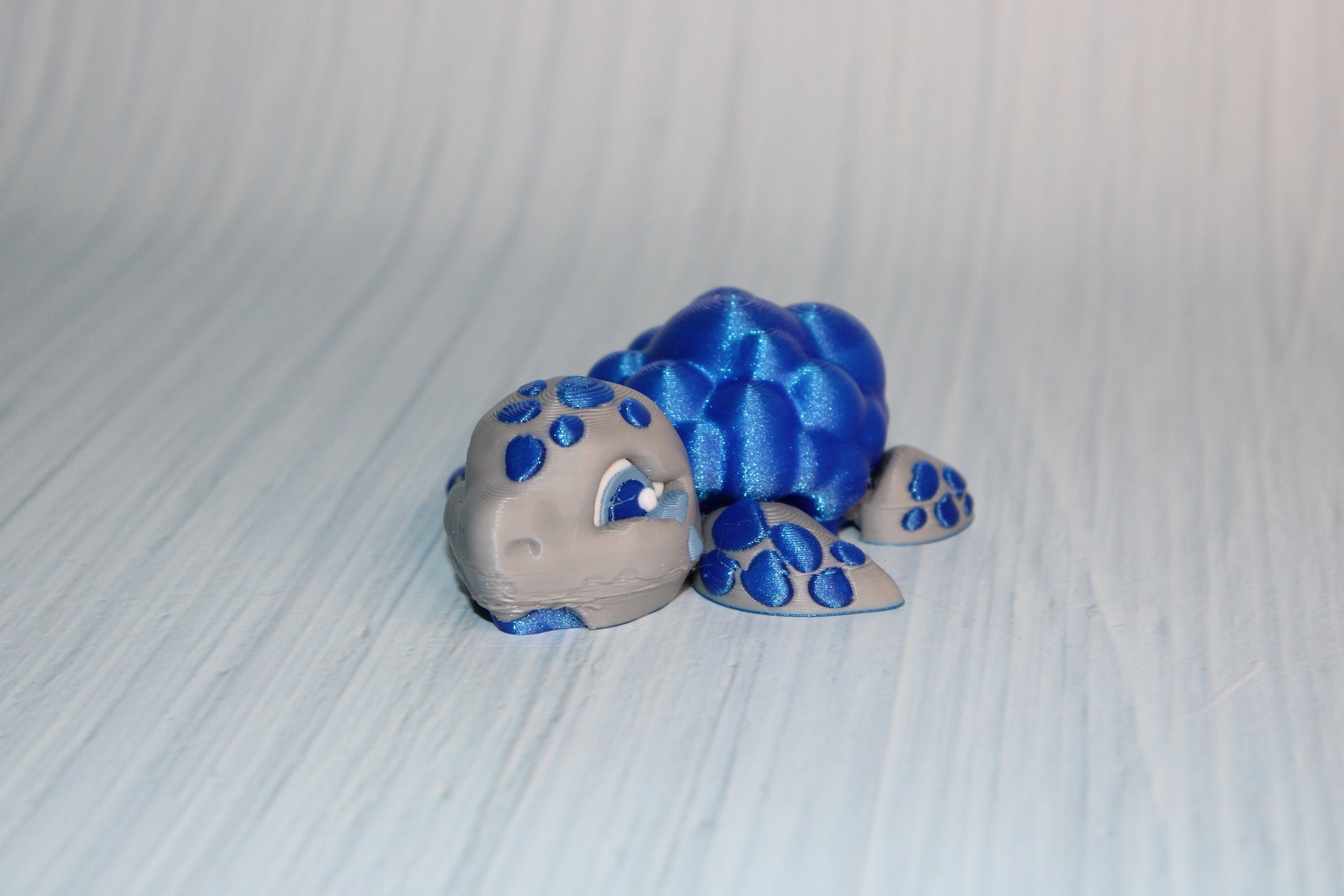 Emotional Turtles Articulated 3d Printed Figurine - Wonderland 3D Printing 