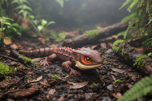 Crocodile Skink 6.5" long - Wonderland 3D Printing 