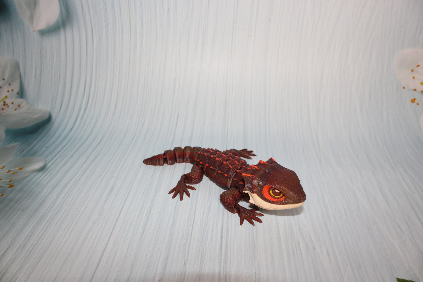Crocodile Skink 6.5" long - Wonderland 3D Printing 