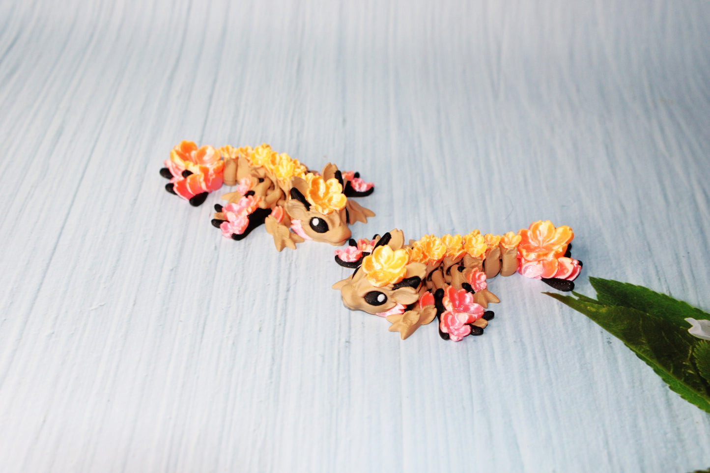 Tiny Cherry Blossom Dragon 4"Long - Wonderland 3D Printing 