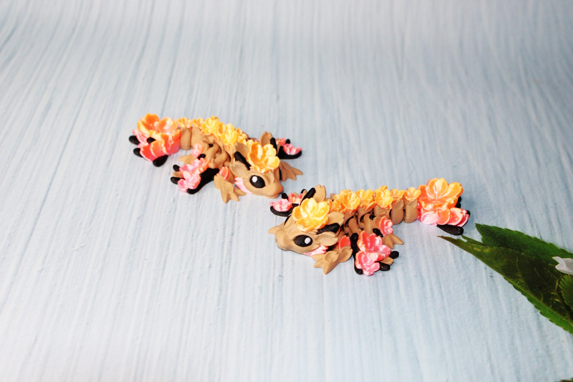 Tiny Cherry Blossom Dragon 4"Long - Wonderland 3D Printing 
