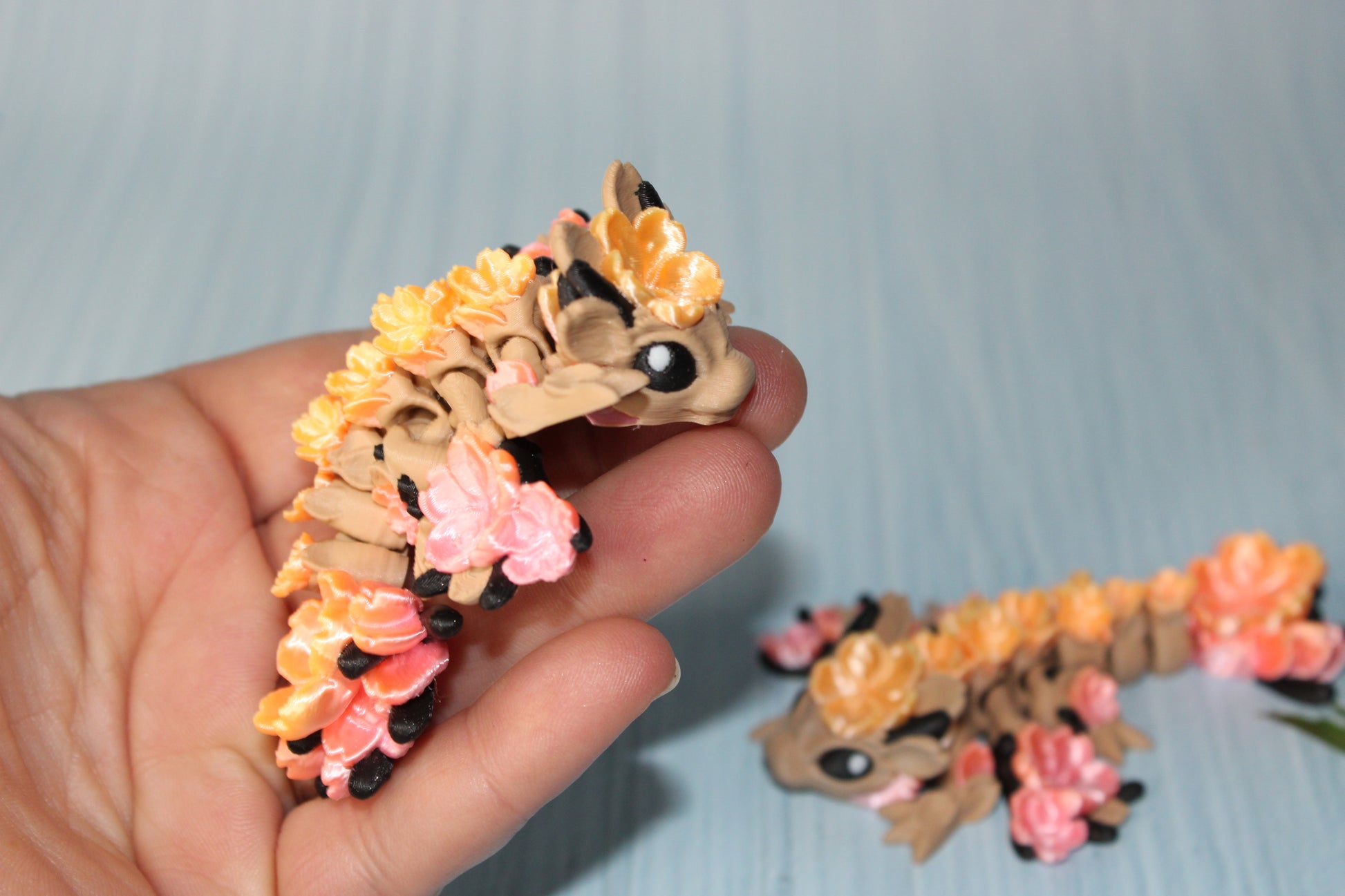 Tiny Cherry Blossom Dragon 4"Long - Wonderland 3D Printing 