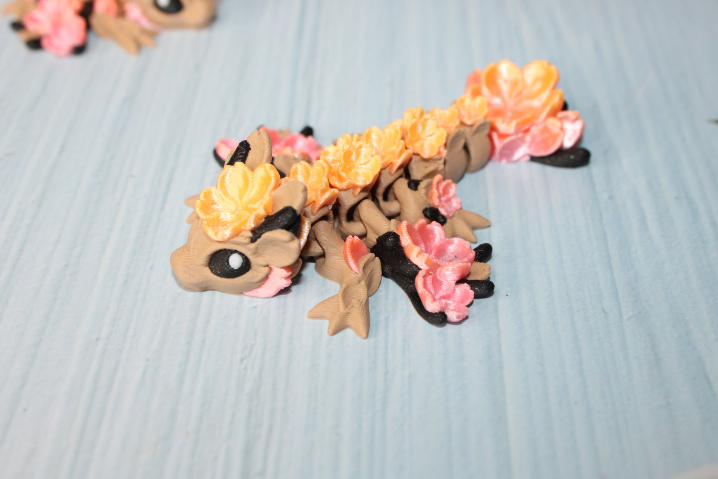 Tiny Cherry Blossom Dragon 4"Long - Wonderland 3D Printing 