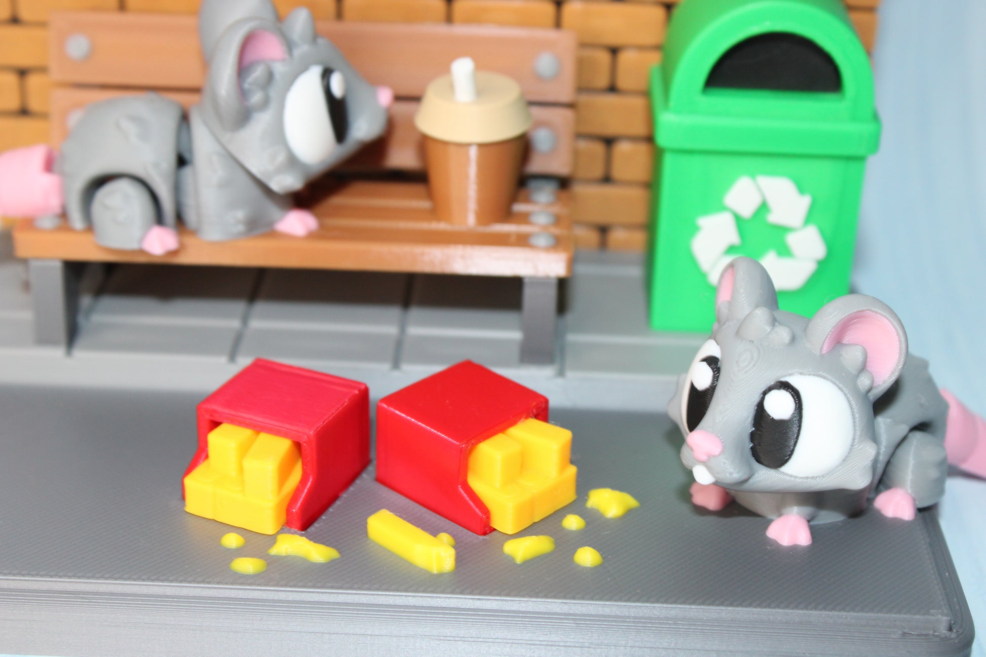 Street Rat Showcase- Everything Included - Wonderland 3D Printing 