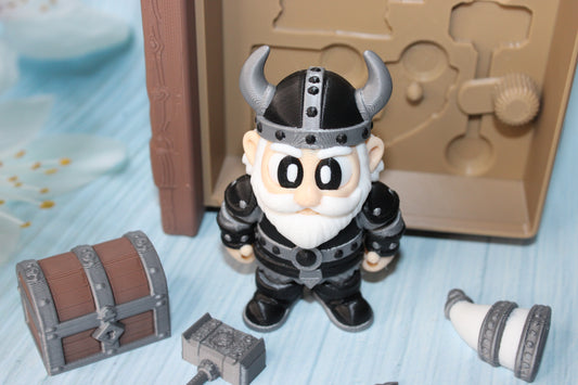 Viking Book Container- Everything Included!! - Wonderland 3D Printing 
