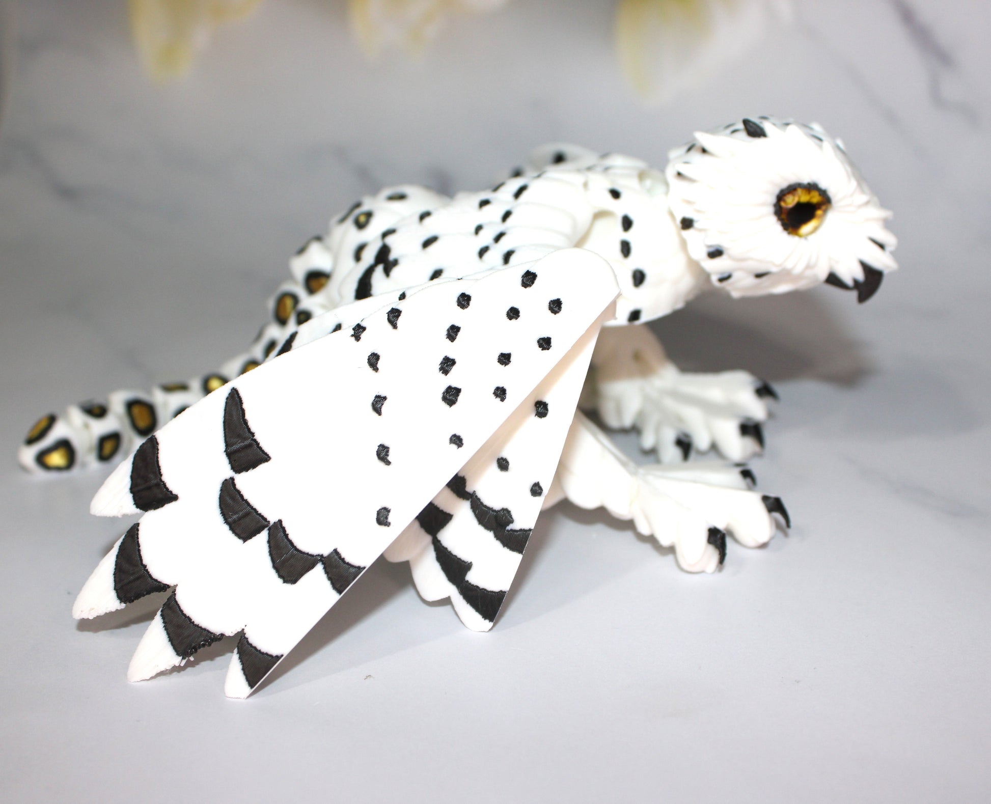 Gryphon 9 inches x10.5 in wingspan-3D Printed Articulated Flexi Fidget Figurine - Wonderland 3D Printing 