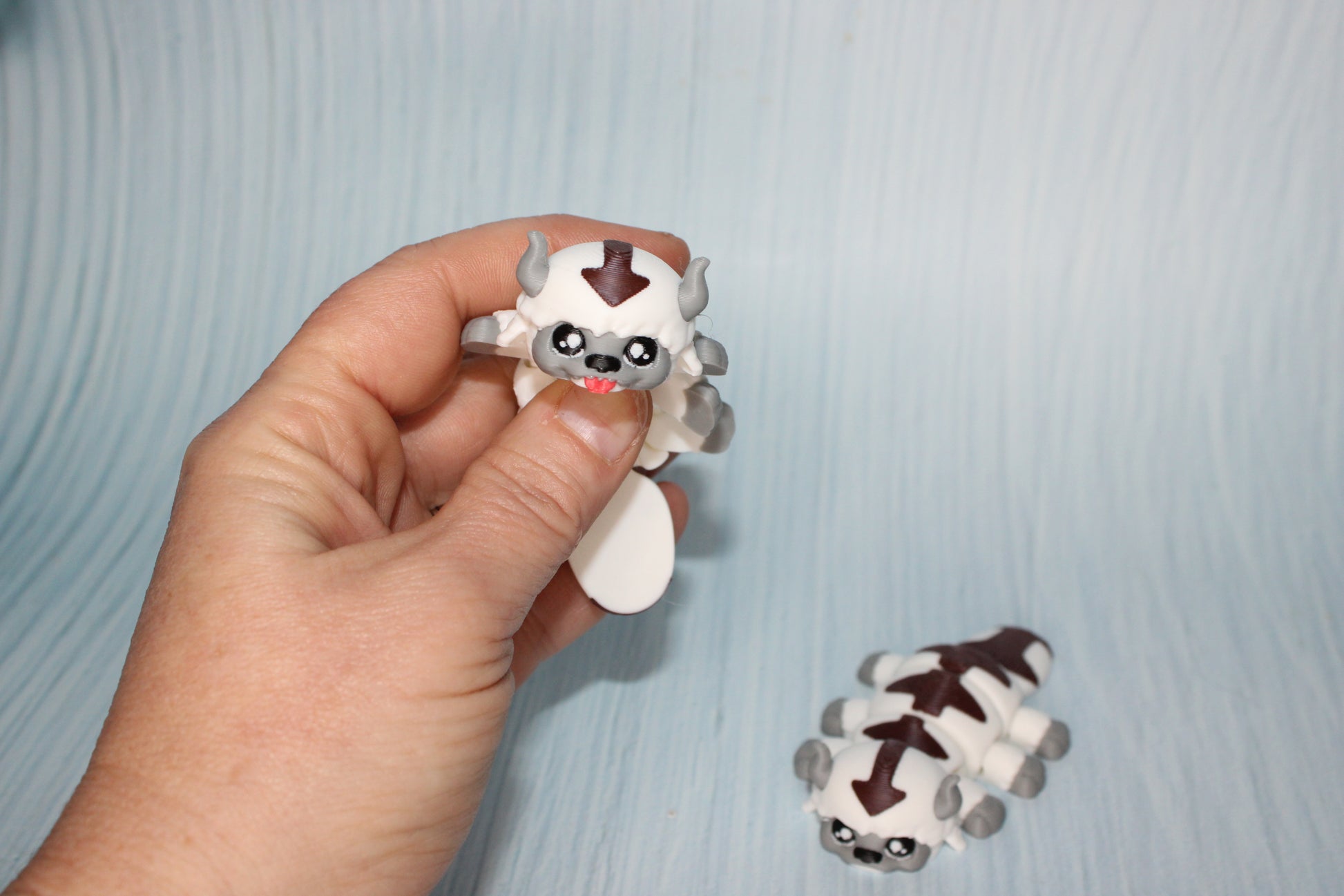 3D Printed Articulated Sky Bison 3" - Wonderland 3D Printing 