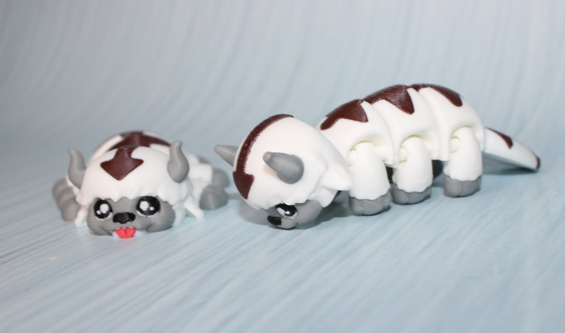 3D Printed Articulated Sky Bison 3" - Wonderland 3D Printing 