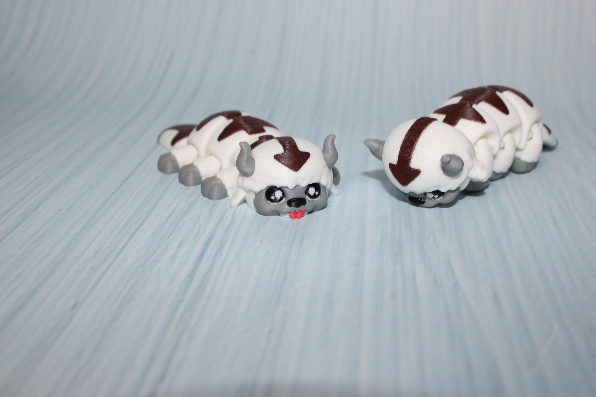 3D Printed Articulated Sky Bison 3" - Wonderland 3D Printing 