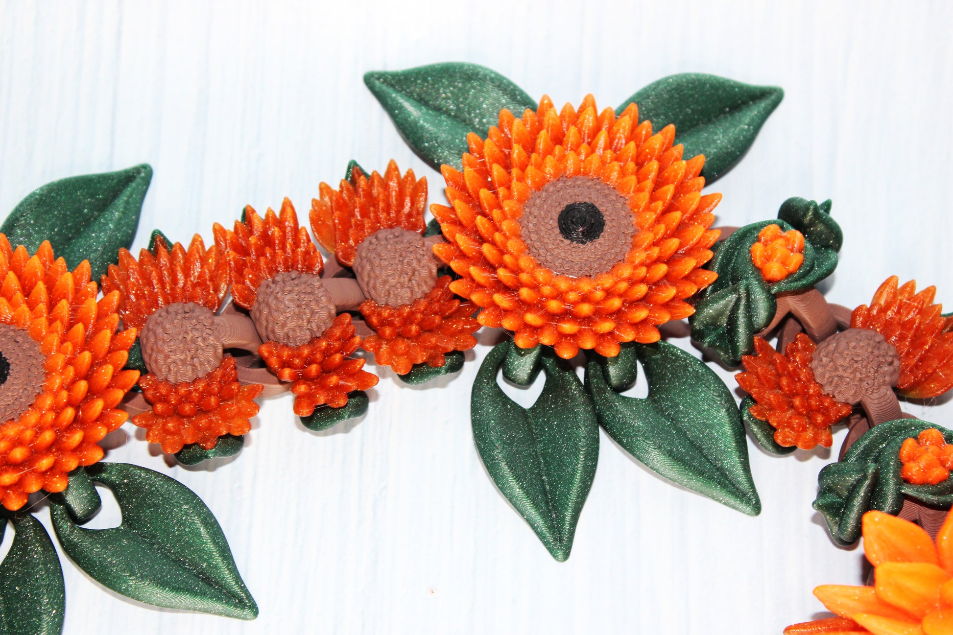 3D Printed Sunflower Dragon-20" - Wonderland 3D Printing 