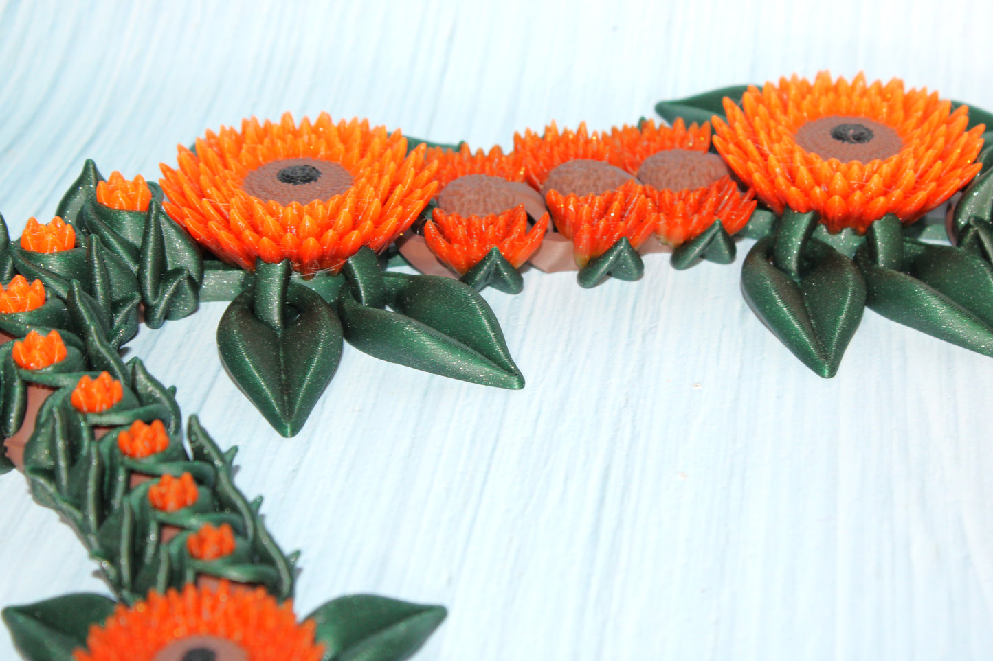3D Printed Sunflower Dragon-20" - Wonderland 3D Printing 