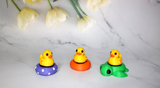 Summer Ducky Clickers-3d Printed Clicky-Great for Party Favors - Wonderland 3D Printing 