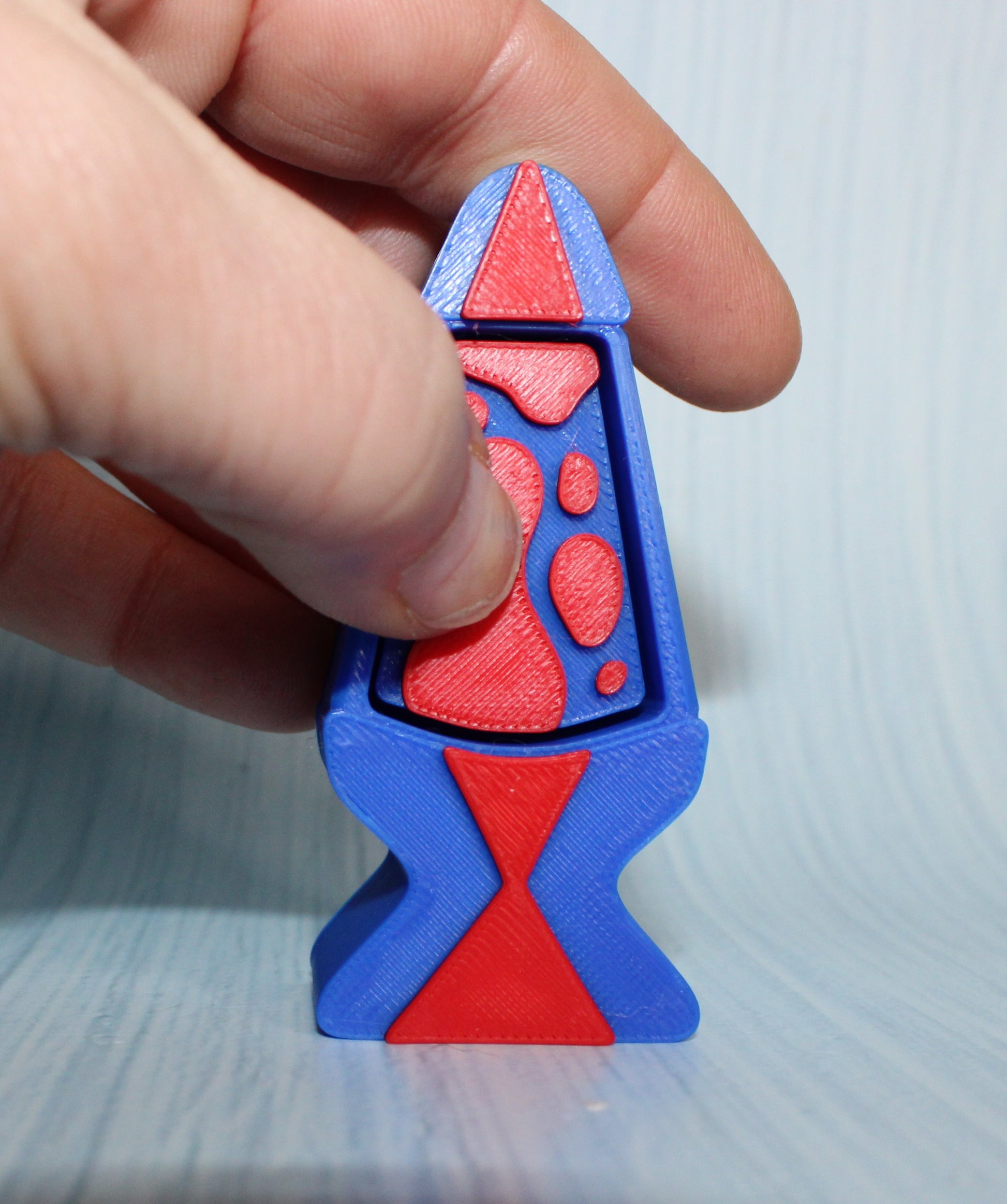 Lava Lamp Clickers 3d printed 3 inches tall all 3 included - Wonderland 3D Printing 