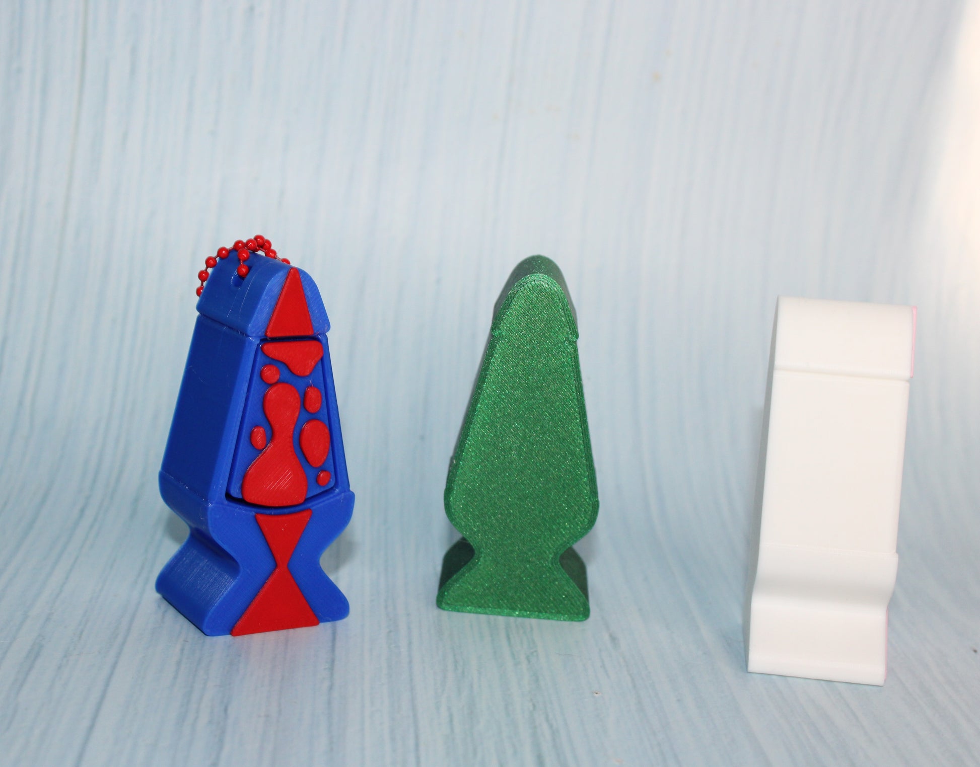 Lava Lamp Clickers 3d printed 3 inches tall all 3 included - Wonderland 3D Printing 