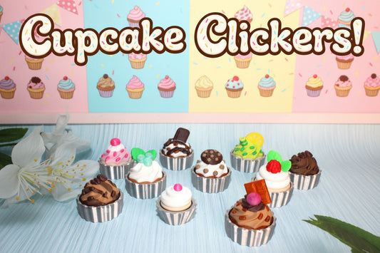 3D Printed Cupcake Clickers: Star Mouse, Sugar Paws Designs - Wonderland 3D Printing 