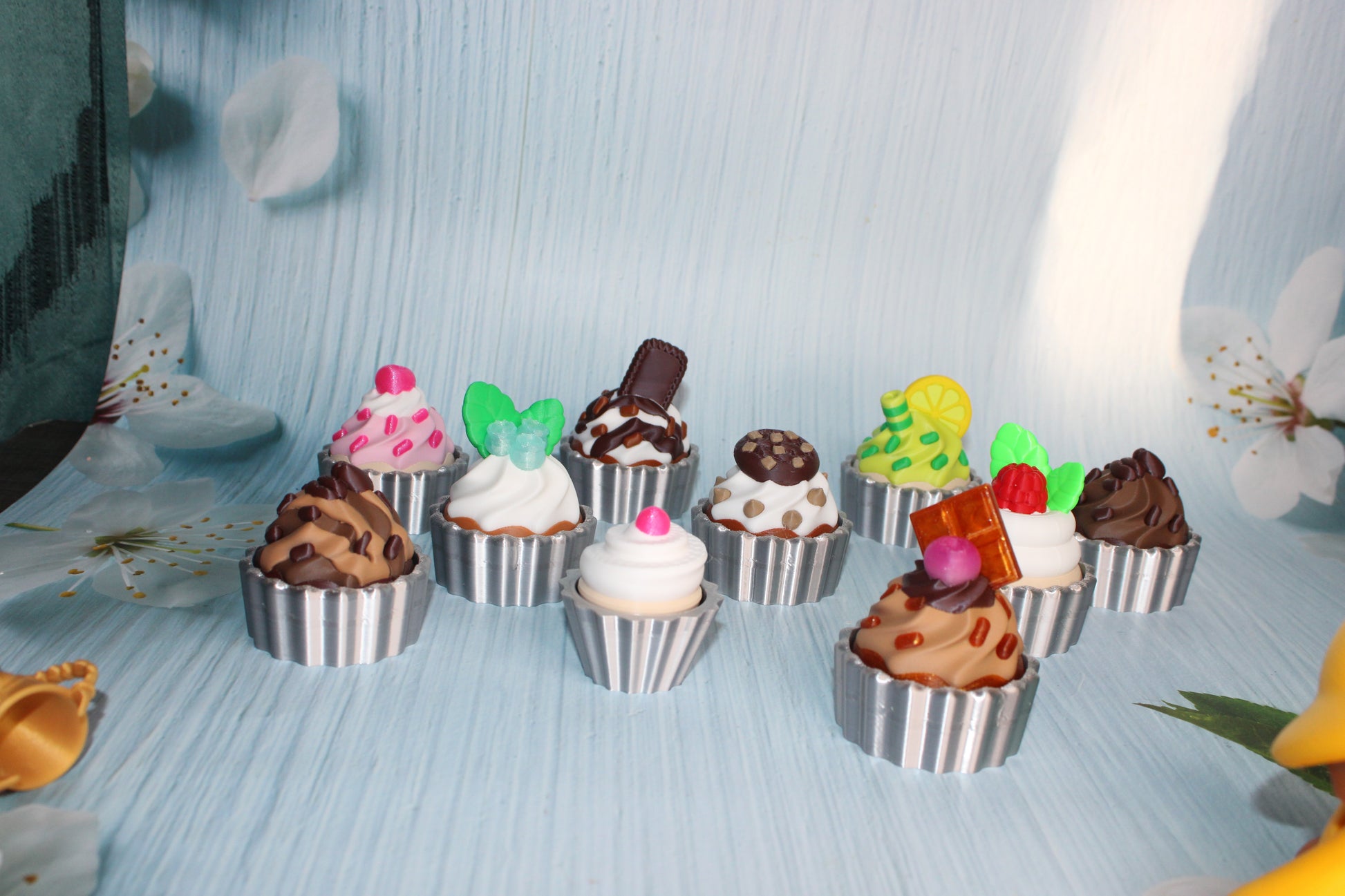 3D Printed Cupcake Clickers: Star Mouse, Sugar Paws Designs - Wonderland 3D Printing 