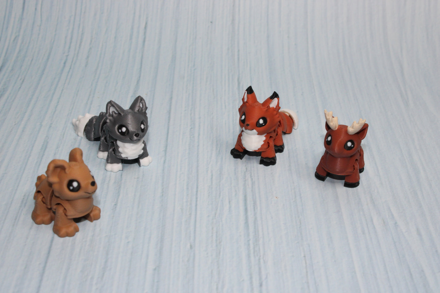 Mini woodland beans all 4 included - Wonderland 3D Printing 