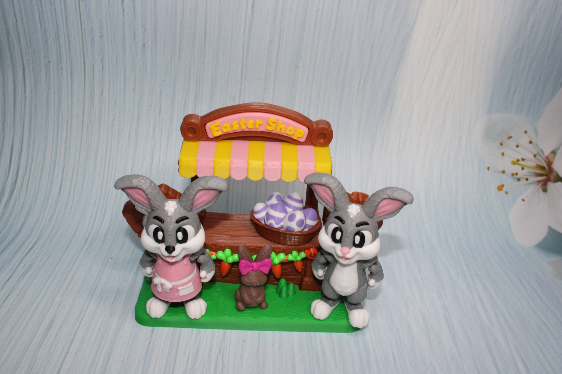 Easter Market Playset 2 Everything Included - Wonderland 3D Printing 