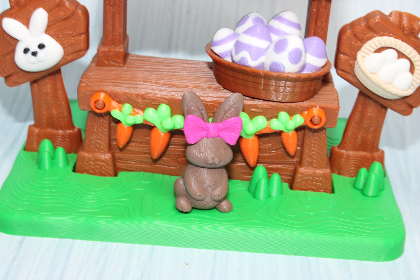 Easter Market Playset 2 Everything Included - Wonderland 3D Printing 
