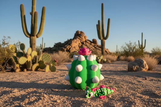 Cactus Dragon with Egg - Wonderland 3D Printing 