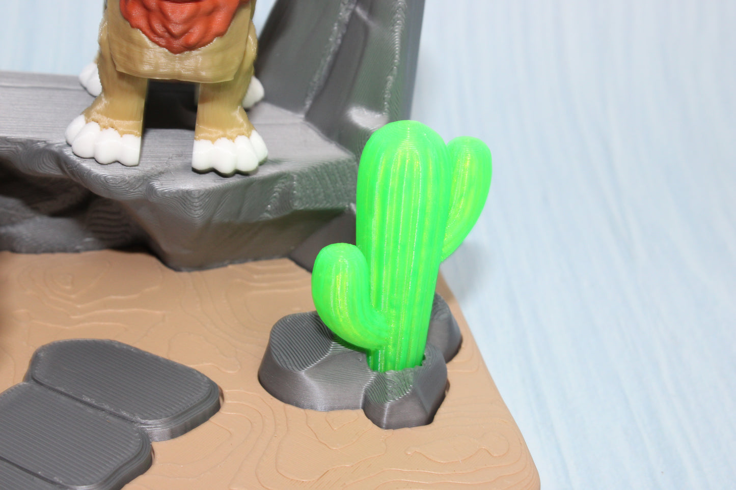 Lion Playset 2 Lions Included - Wonderland 3D Printing 