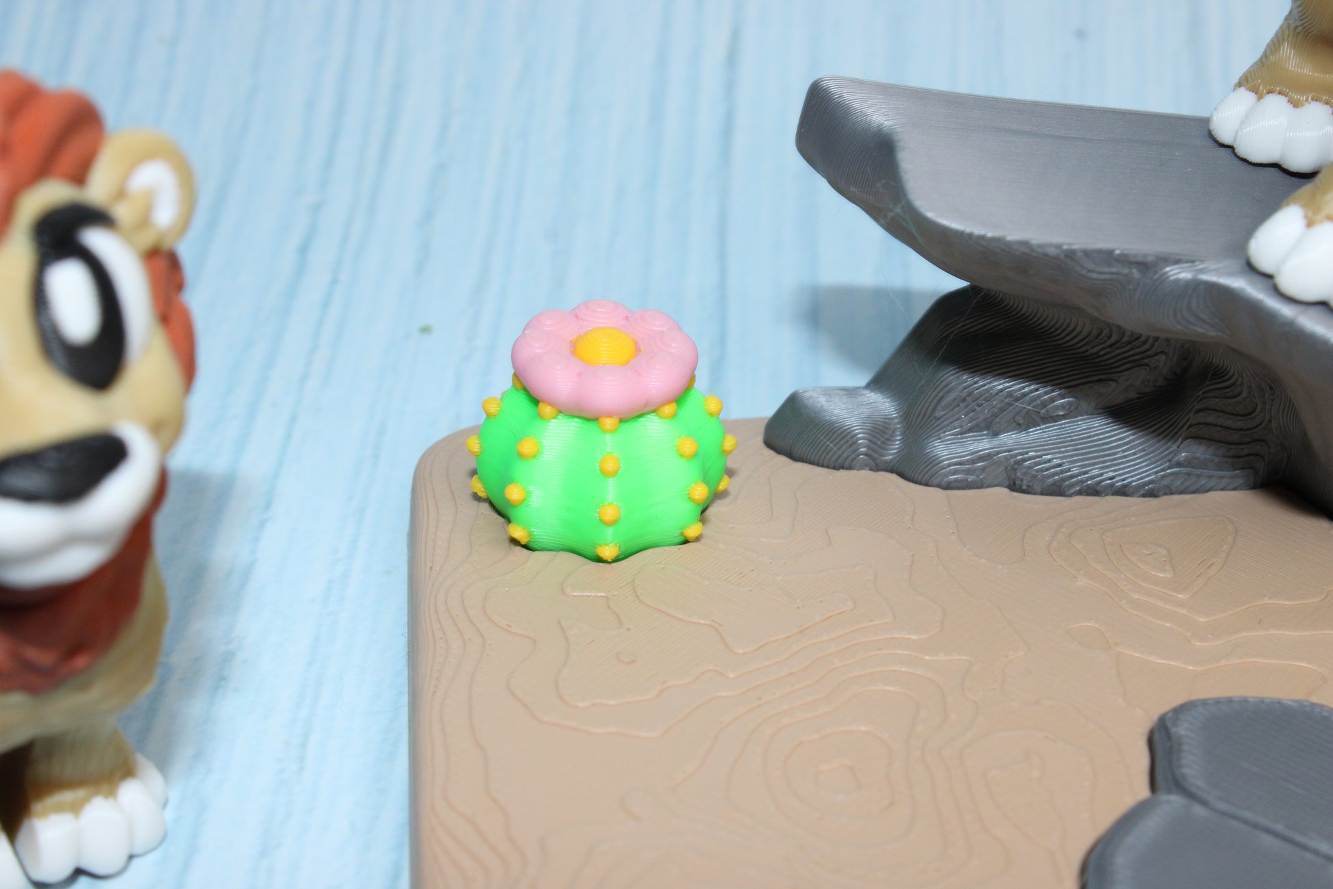 Lion Playset 2 Lions Included - Wonderland 3D Printing 