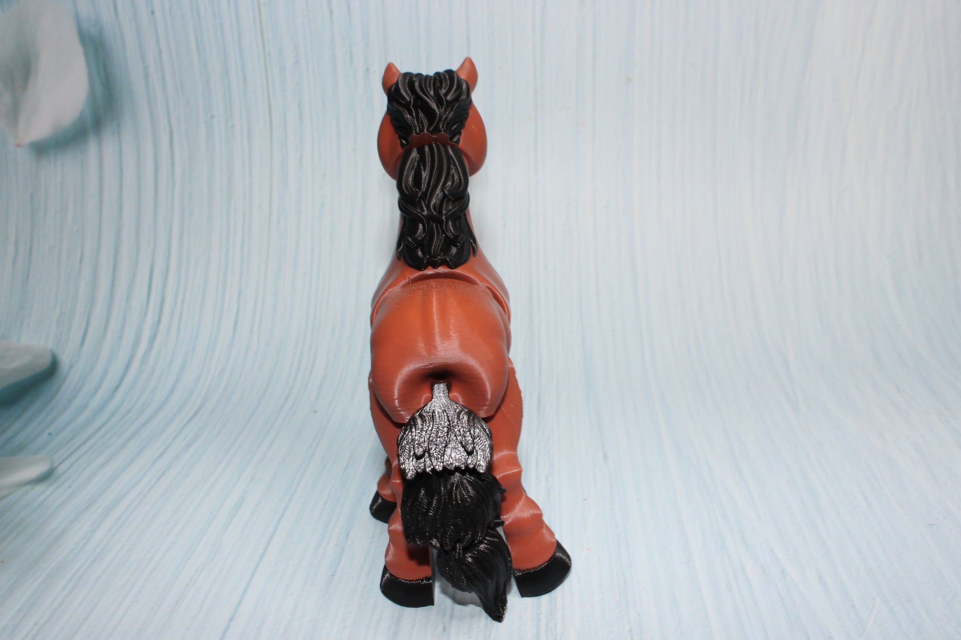 Arabian Horse 3D Printed Articulated Flexi Fidget Figurine 5.5" tall - Wonderland 3D Printing 