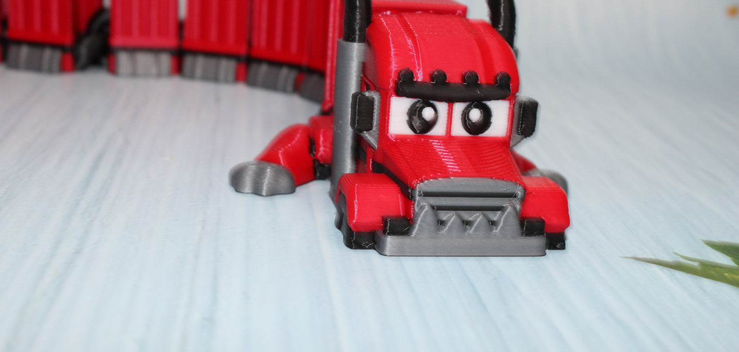 Semi Truck Dragon 7" - Wonderland 3D Printing 