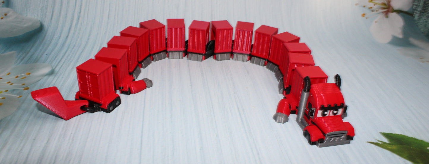 Semi Truck Dragon 7" - Wonderland 3D Printing 