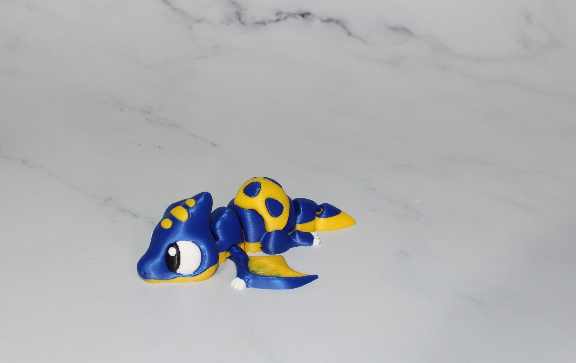Mini Dinosaurs 3 inches long-3D Printed Articulated Figurine Fidget Toy-Bag Charm Options - Wonderland 3D Printing 