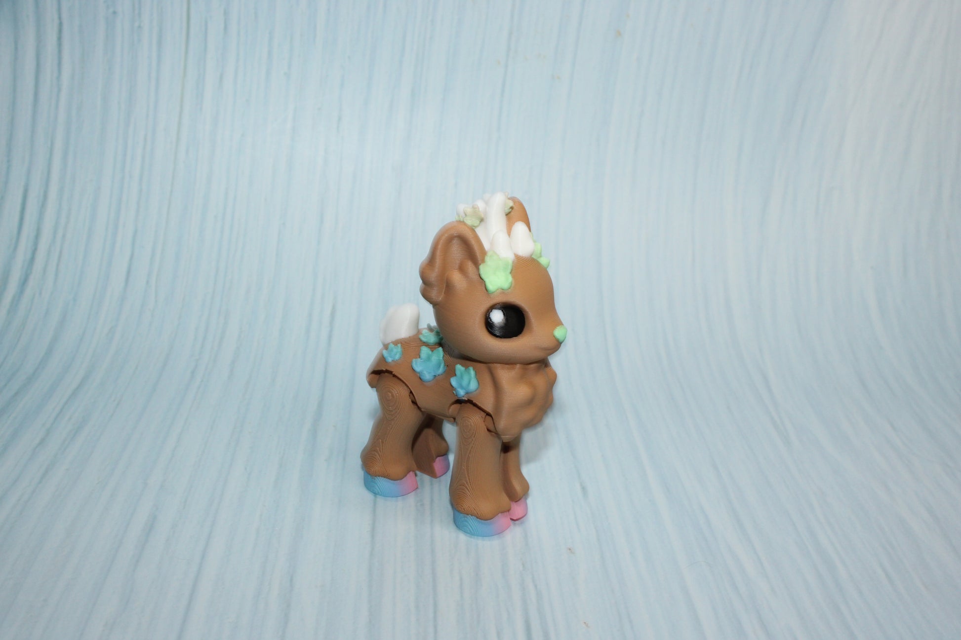 Blossom Deer 3" tall 3d printed - Wonderland 3D Printing 
