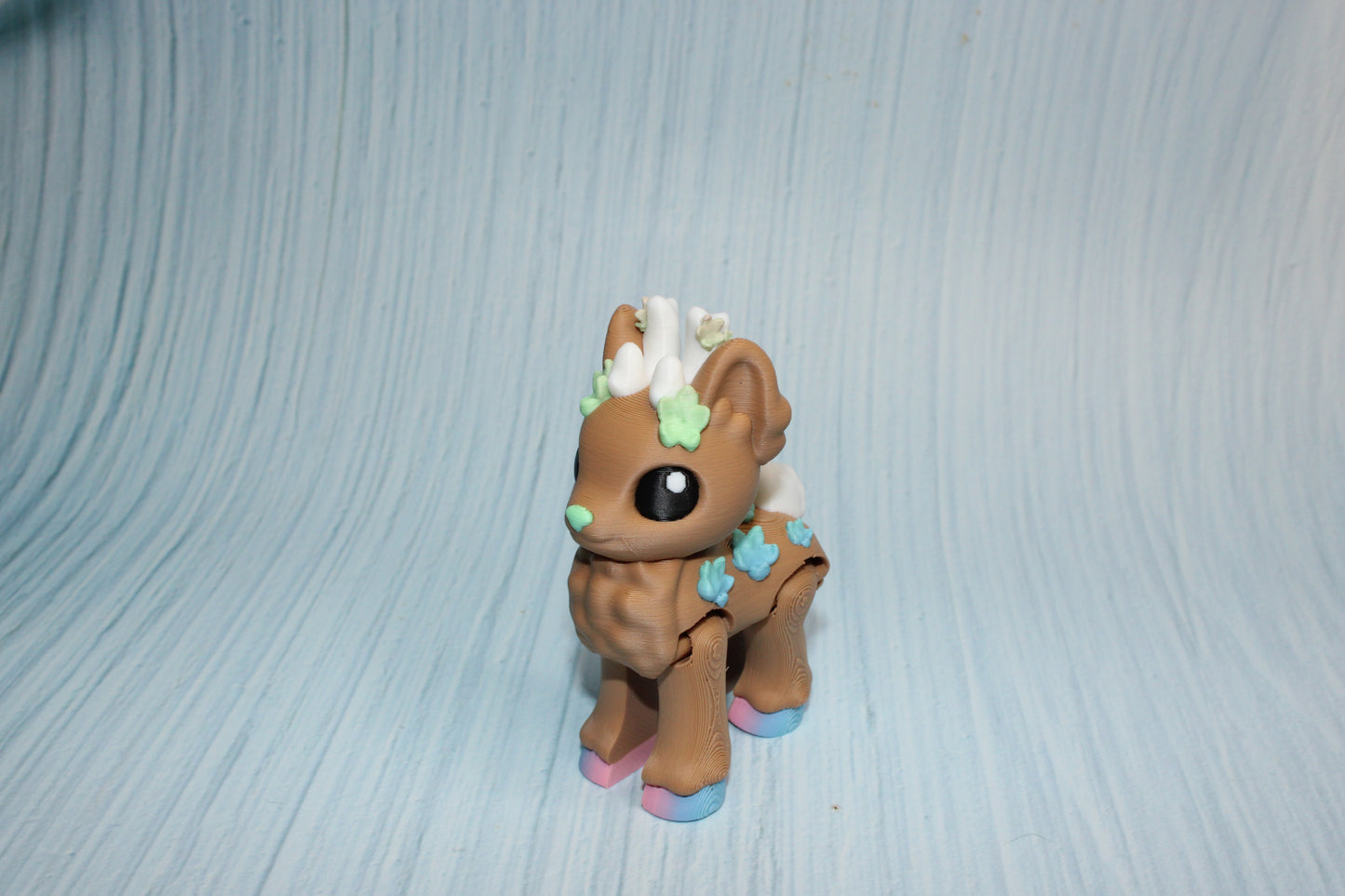 Blossom Deer 3" tall 3d printed - Wonderland 3D Printing 