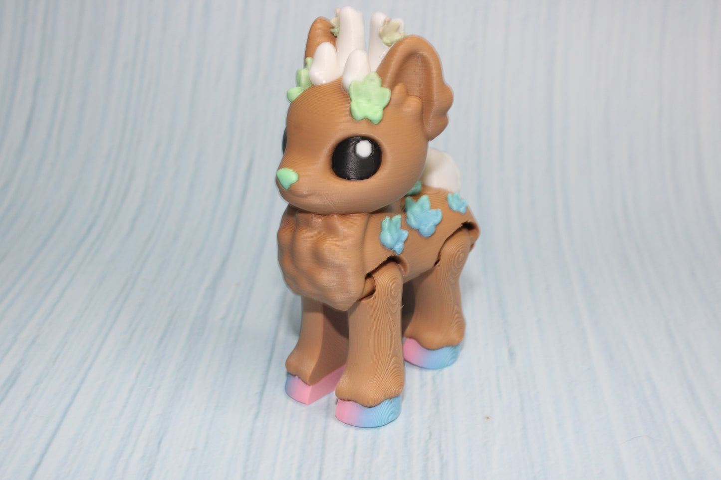 Blossom Deer 3" tall 3d printed - Wonderland 3D Printing 