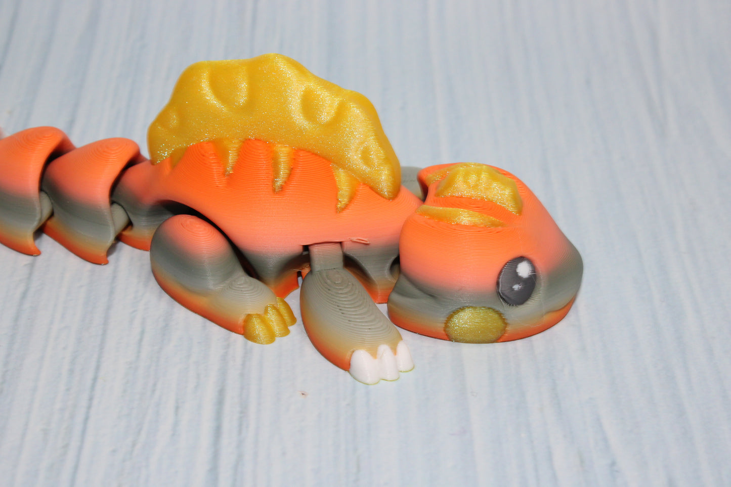Dimetrodon 3d printed 6inches long - Wonderland 3D Printing 