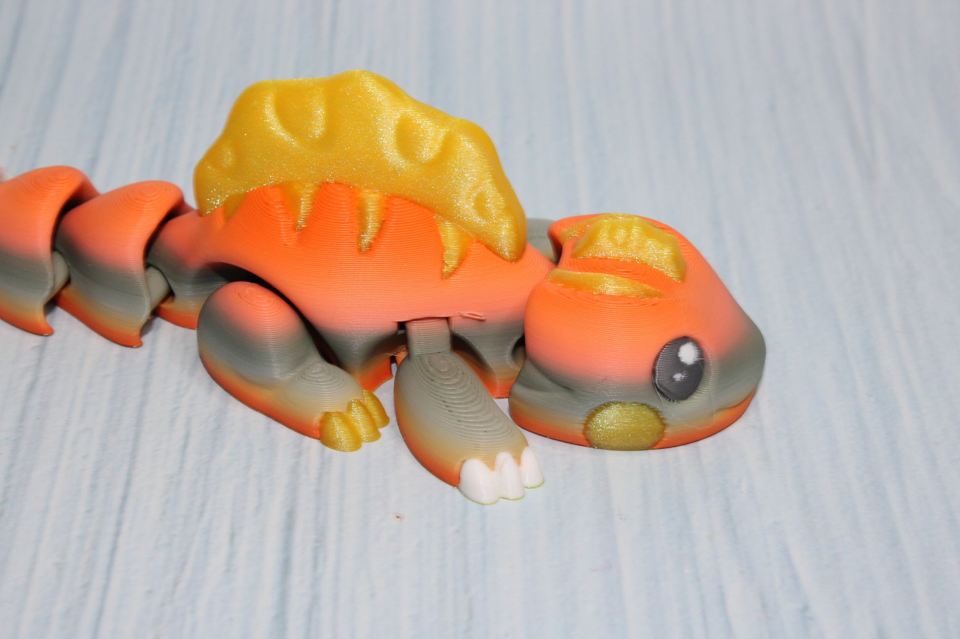 Dimetrodon 3d printed 6inches long - Wonderland 3D Printing 