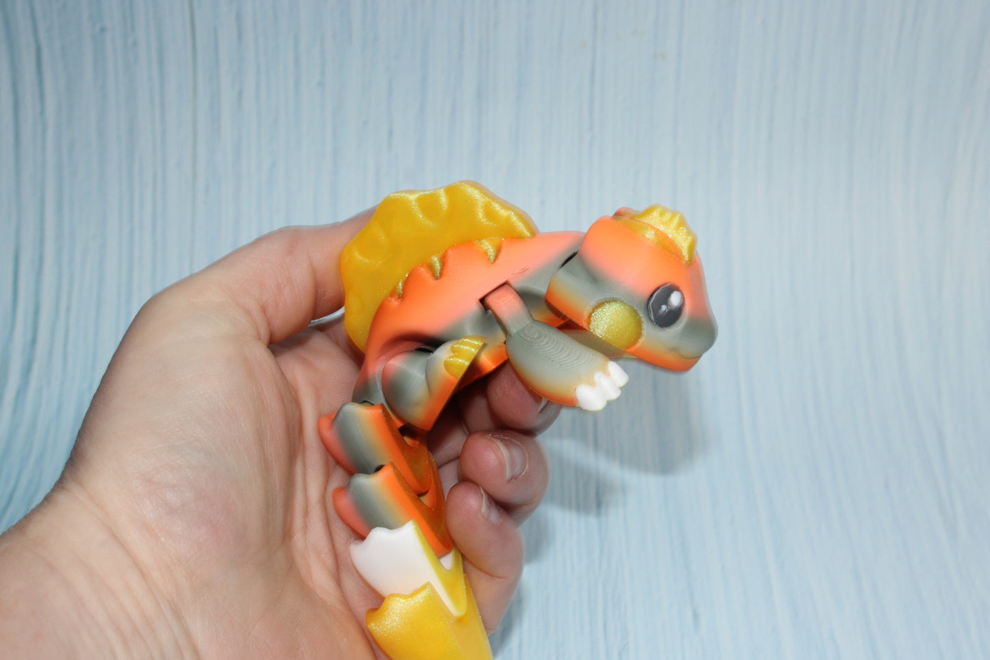 Dimetrodon 3d printed 6inches long - Wonderland 3D Printing 