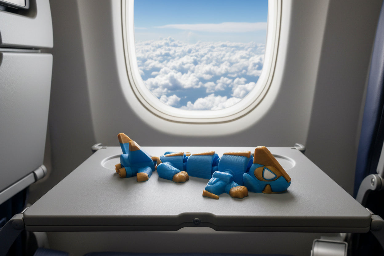 Airplane dragon 3d printed 5.5" Long - Wonderland 3D Printing 