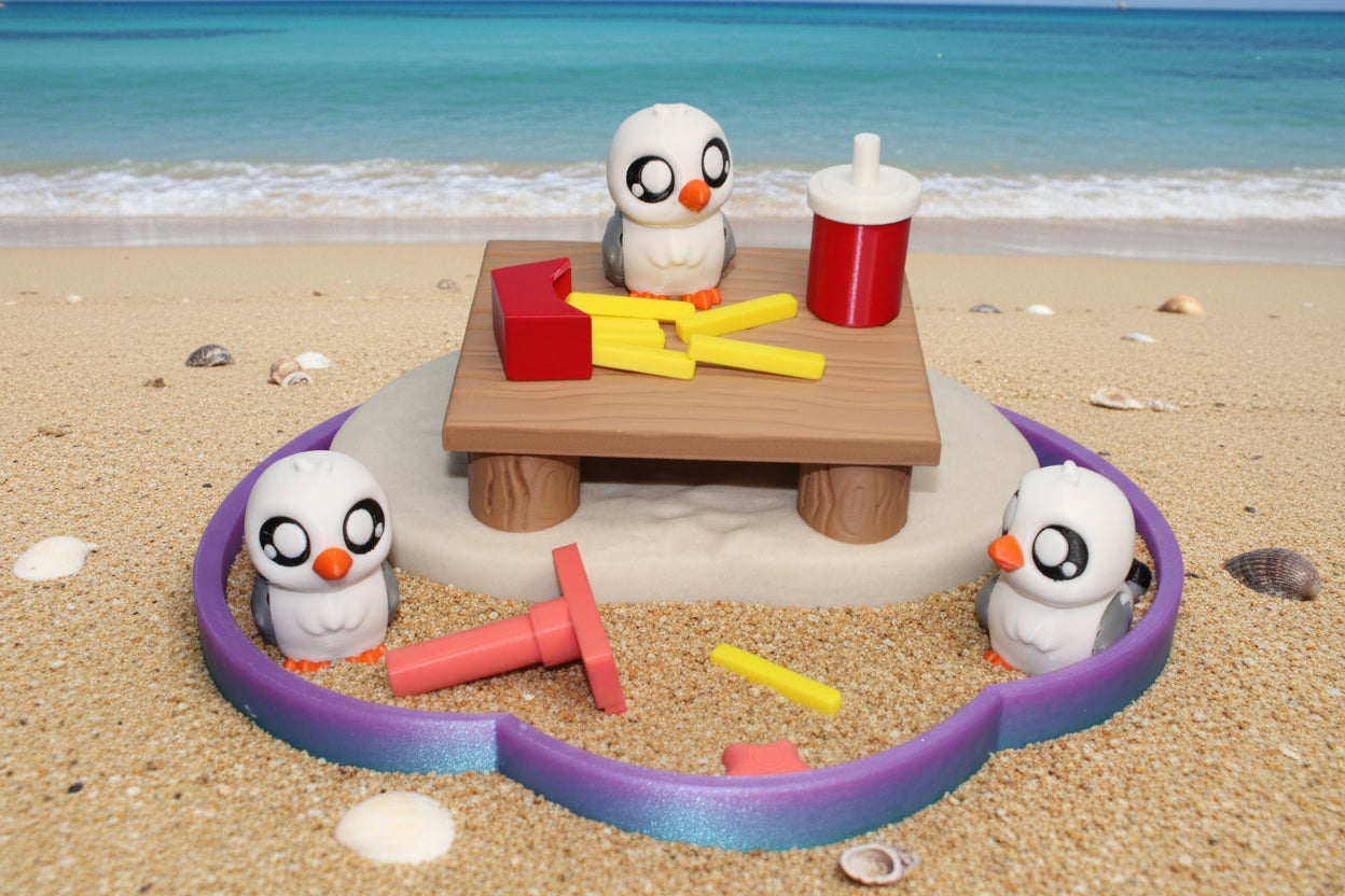 Pigeon Playset 3d printed-Everything Included - Wonderland 3D Printing 