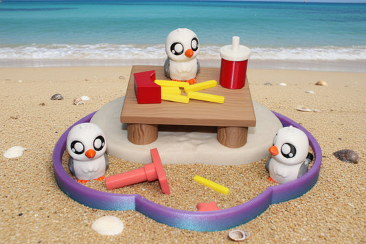 Pigeon Playset 3d printed-Everything Included - Wonderland 3D Printing 