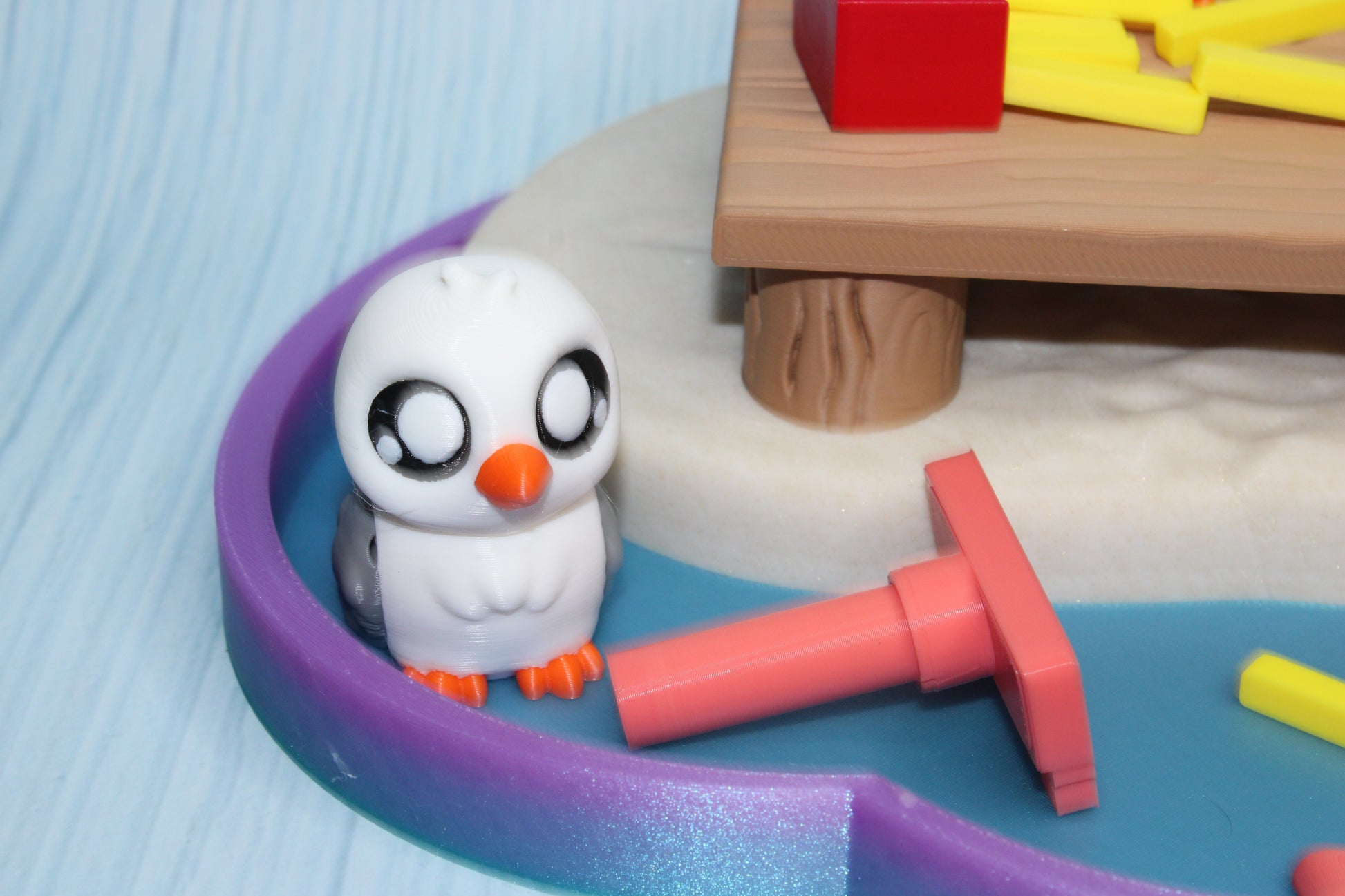 Pigeon Playset 3d printed-Everything Included - Wonderland 3D Printing 