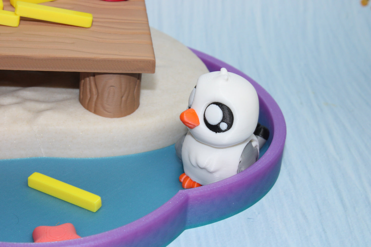 Pigeon Playset 3d printed-Everything Included - Wonderland 3D Printing 