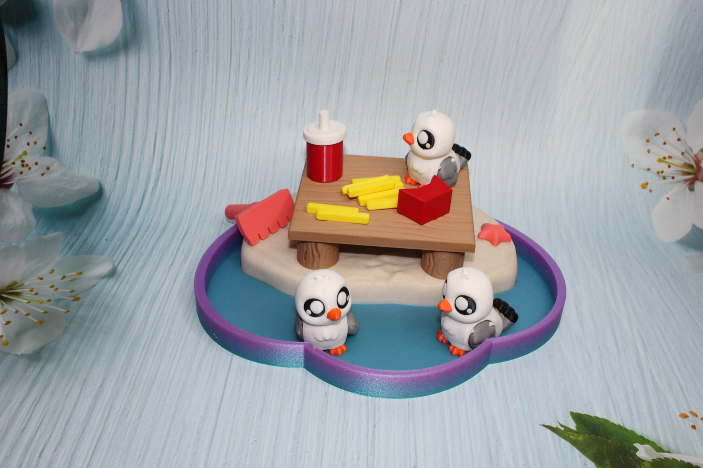 Pigeon Playset 3d printed-Everything Included - Wonderland 3D Printing 